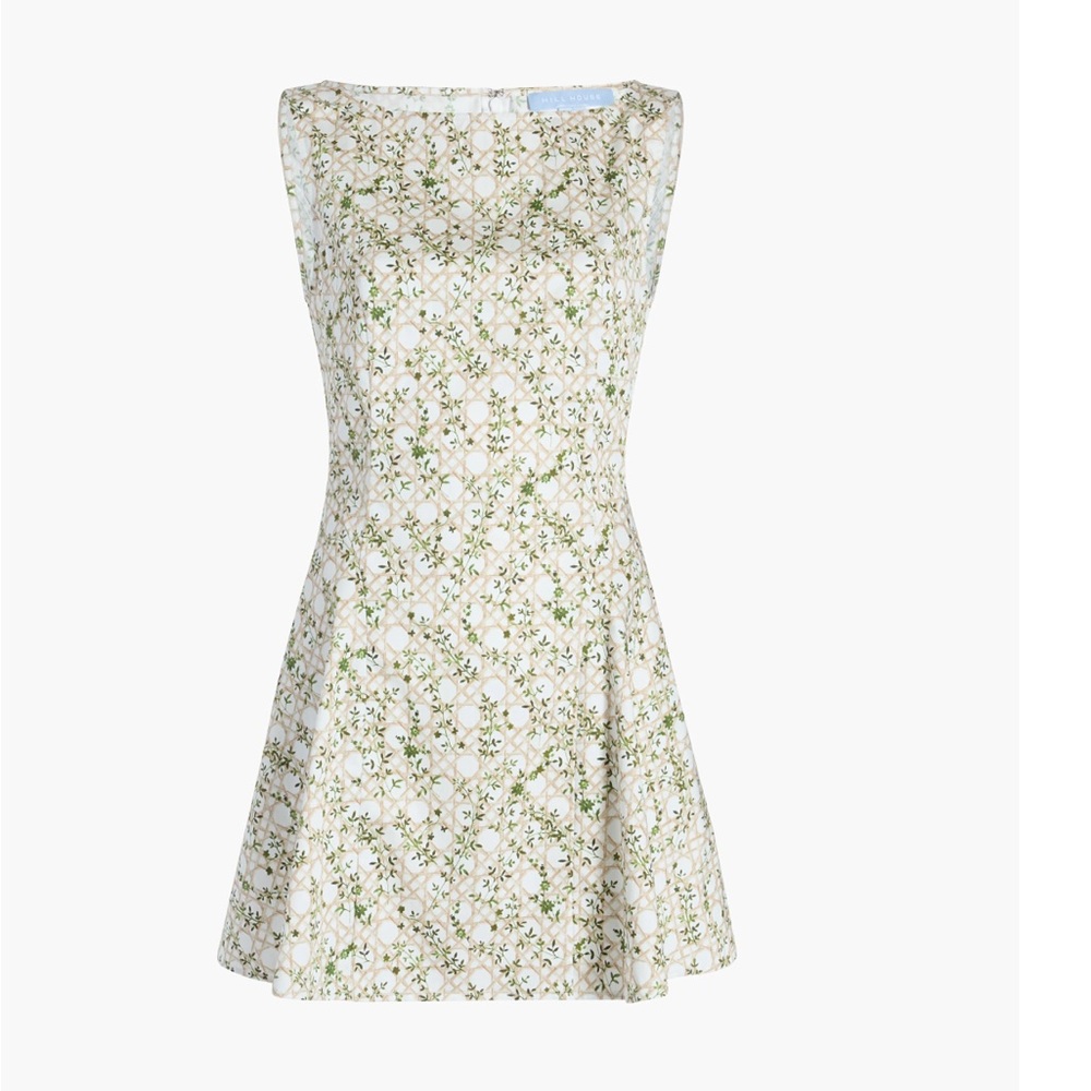Hill House - Sutton Dress in Sand Basketweave Vine - Size M - NWT